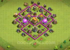 Łącze bazowe TH6 Farming: Anti 3 Stars & All Attacks 2024 #7048