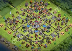 Best TH18 Trophy Hybrid Defense Base 2025 #57133