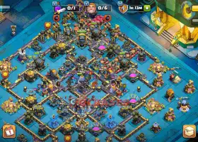 Top TH18 War Base Layout m6roa #57143