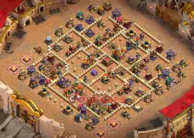 Best TH16 War Base Layout 657ss #57149
