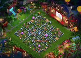 Best Town Hall 13 Hybrid Base Layout #57151