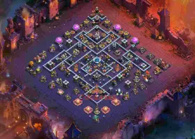 Best Town Hall 13 War Base Layout 4djt4 #57155