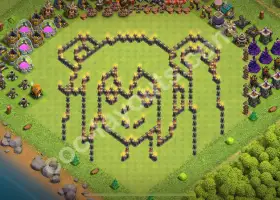 Best Funny Troll Base TH9 with Link 2025 #57163