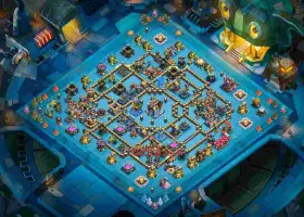 Town Hall 18 Trophy Base - Layout aizca #57181