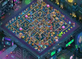 Town Hall 18 Trophy Base -eyies Layout #57346