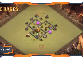 Top Max Level TH4 War Base Layout #57347
