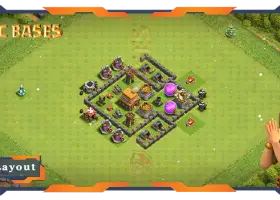 Best TH4 Farming Bases with Max Levels #57353