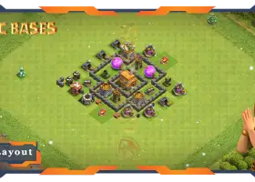 Best Hybrid Town Hall 4 Layouts #57355