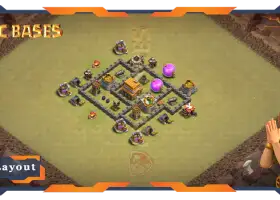 Best TH4 Townhall Base Layouts with Links #57362