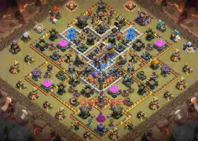 Effective Town Hall 18 War Base Layout dm9q1 #57367