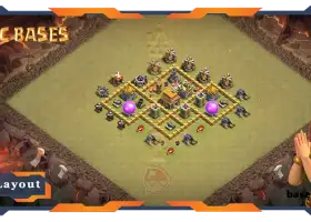 Top TH5 War Base with Anti 3-Star Defense #57375