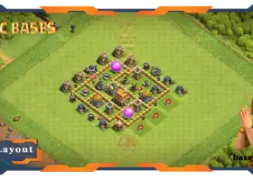 Top TH5 Farming Base with Anti 2 Star Layout #57380