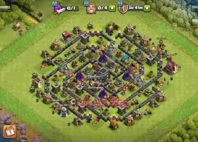 Best TH9 War Base Layout pyy4v #57381
