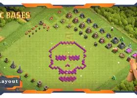 Latest TH6 Troll Base Layouts for Clash of Clans #57391