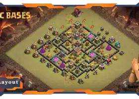 Top Town Hall 8 Base Layouts for Defense #57420
