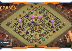 Top TH9 Base Layouts for War & Defense #57430