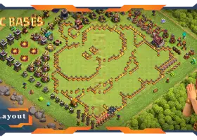 Top TH10 Troll Base with Funny Layout and Link #57443
