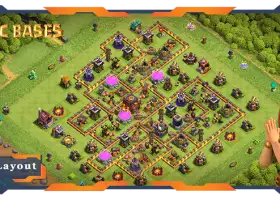 Top TH10 Layouts with Defense & Anti-Air #57445