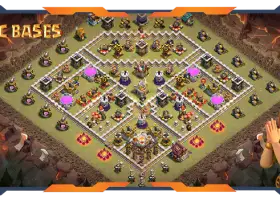 Top TH11 War Base with Anti 2 Star Strategy #57451