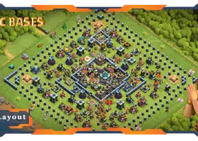 Top Farming Base TH13 with Link #57481