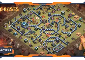 Top TH13 Base Layouts for War & Defense #57483
