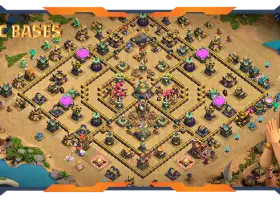 Top TH14 Farming Base with Anti 2 Star Design #57488