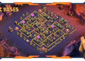 Top TH14 War Base with Anti 2 Star & Air Defense #57496