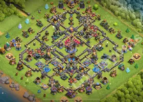 Legend League TH18 Trophy Defense Base with Link #57507