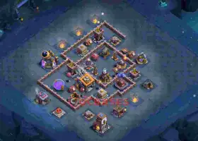 Builder Hall 9 Trophy Base - t1aul Layout #57511