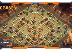 Top TH16 Defence Base with Link & Anti-Everything Layout #57540