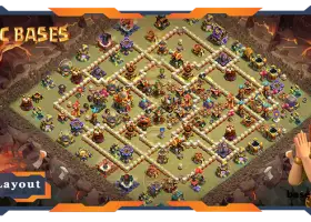 Top TH16 War Base with Anti 2-Star & Air Defense #57543