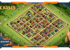 Top TH16 Farming Base Layout with Link #57544