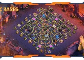 Top TH18 War Base with Anti 3 Star Design #57565