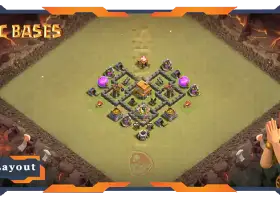 Top War Base TH4 with Anti 3 Stars & Anti Air #57583