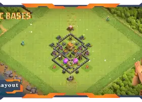 Top TH4 Farming Base with Anti Everything Layout #57590
