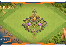 Top TH5 Farming Base with Anti Everything Layout #57604