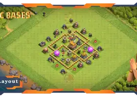 Top TH5 Farming Base with Anti 3-Star Layout #57608