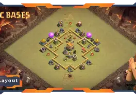 Top TH5 War Base Anti 2 Star & Air Defense #57611