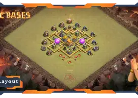 Top TH5 War Base with Anti 3 Star Layout #57618