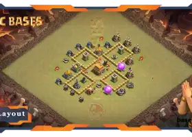 Top War Base TH5 with Defense Layout #57626