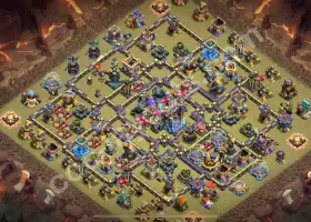 Best Anti Everything TH18 War Base 2025 #57642