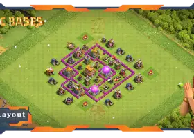 Top TH6 Farming Base with Anti 3-Star Layout #57652
