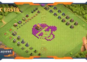 Top Troll Base TH6 with Funny Layout #57656