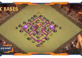 Top TH6 War Base Anti 2 Star Layout #57657