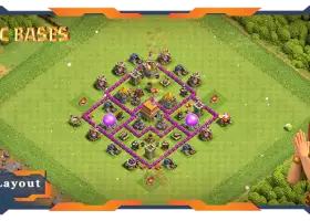 Top TH6 Hybrid Base with Anti 3-Star Layout #57665