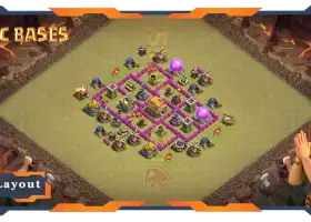 Top TH6 War Base with Anti 3-Star Layout #57668