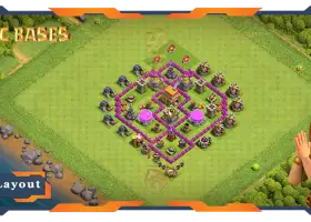 Top TH6 Farming Base with Anti 2-Star Layout #57674