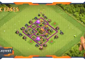 Top TH6 Farming Base with Anti Everything Layout #57680