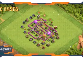 Top TH6 Anti 2 Star Defense Layout #57685
