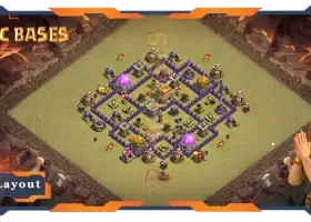 Top TH7 Max Level Base with Anti Everything Layout #57693